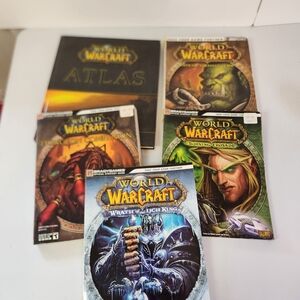 World of Warcraft WoW Atlas Dungeon Companion Lich King Lot of Manuals Books